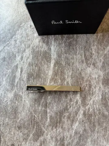 Paul Smith 스트라이프 넥타이핀 박스 포함
