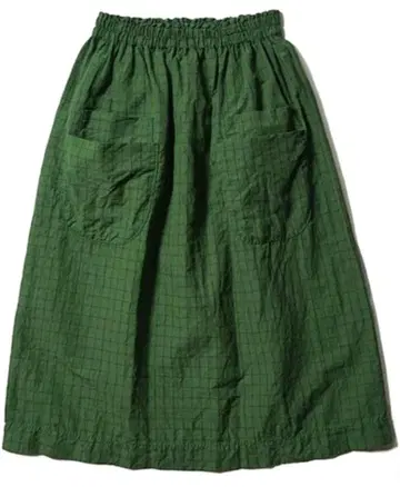 homspun 홈스펀 코튼 린넨 W 포켓 개더 스커트