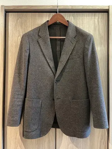 유니클로 브러쉬드 저지 자켓 2025년 브라운