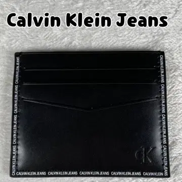 미사용 새상품 캘빈클라인 진 카드 케이스 명함지갑 블랙