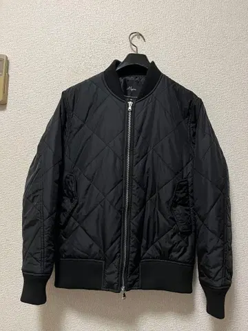 마진 충전솜 신살레이트 나일론 퀼팅 자켓 /46 블랙