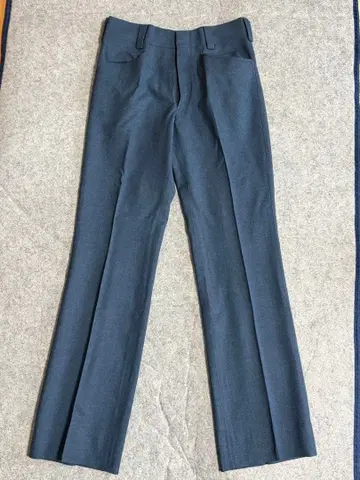 다크 블루 그레이 슬랙스 스트레이트 핏