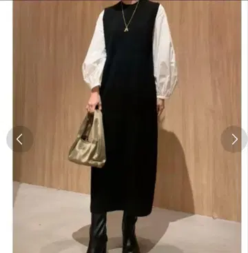 미라 오웬 도킹 니트 원피스