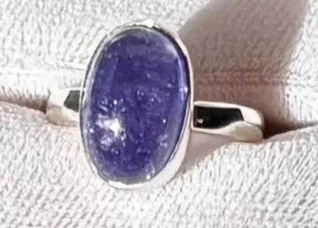 탄자나이트 실버 925 반지 프리 사이즈