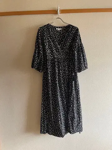 [ FREAK'S STORE ] 꽃무늬 V넥 롱 원피스