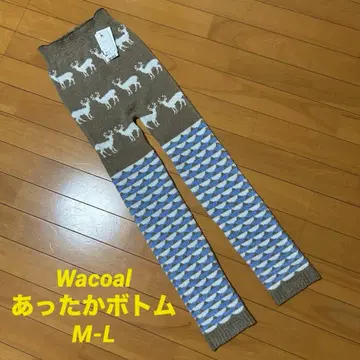 Wacoal 모 팬츠 M-L 따뜻한 하의/레깅스 새상품 루돌프