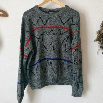 JACQUES MICHEL 지오메트릭 스웨터