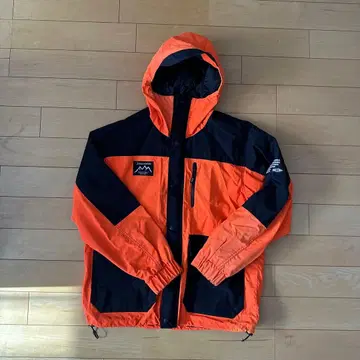 CHALLENGER 마운틴 후드티 오렌지/블랙