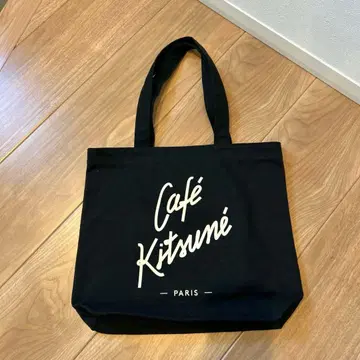 [ 선착순 ] 카페 여우 토트백 블랙