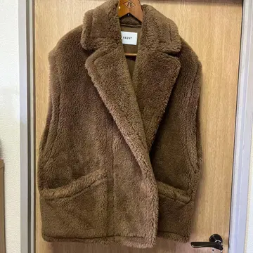 HAUNT 보아 자켓 브라운