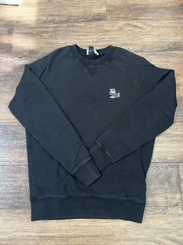 메종 키츠네 블랙 트레이닝복 S