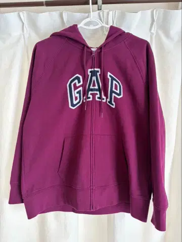 GAP 후드티 와인 레드