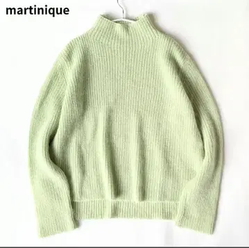 마르티니크 니트 스웨터 모헤어 실크 블렌드 포근한