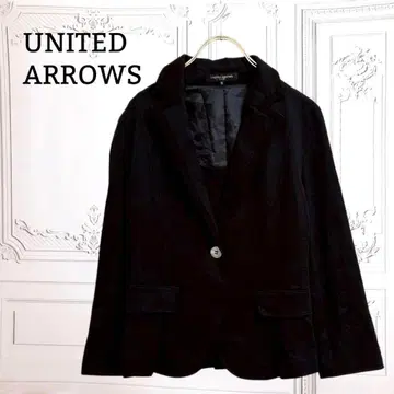 유나이티드 애로우즈 테일러드 자켓 [ M~L ] 블랙/블랙 업무 일본제