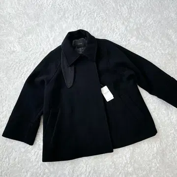 [ 새상품 ] Spick and Span 모사 스텐칼라 숏코트 블랙