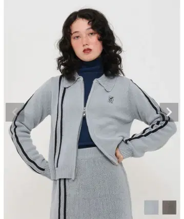 집업 니트 자켓 TINA: JOJUN