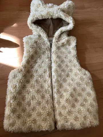 Ne-net 곰돌이 복슬복슬 베스트 베이지