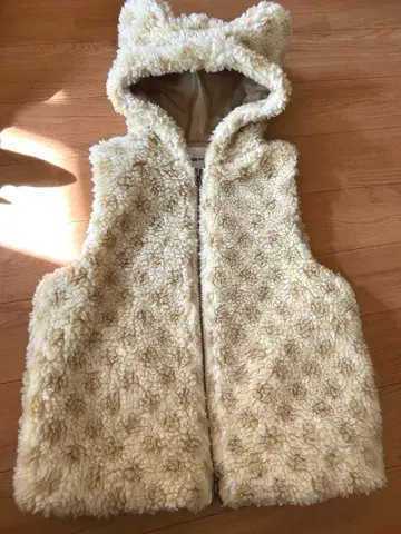 Ne-net 곰돌이 복슬복슬 베스트 베이지