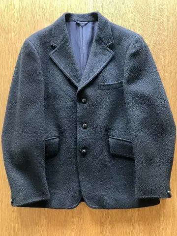 ANATOMICA DUNN JACKET 42 NAVY 해리스 트위드