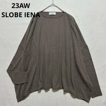 새상품급 23AW SLOBE IENA 코튼야크 BIG 풀오버