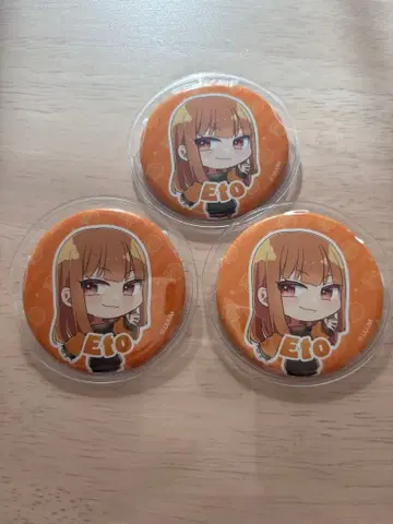 컬러풀 피치 카라피치 에토 씨 캔 배지 3개 세트