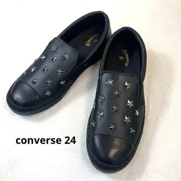 [ 미사용급 ] CONVERSE 컨버스 스터드 슬립온 24 가죽