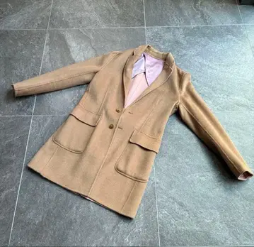 새상품급 컴시즘 네이비 템포 체스터 코트 S 고급 라인