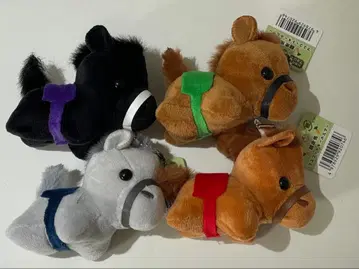 세리아 seria 경주마 마스코트 키링 말 우마 4종