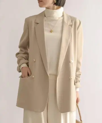 RIVE DROITE 스트레치 트윌 테일러드 자켓