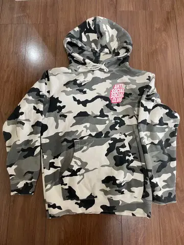 ANTI SOCIAL SOCIAL CLUB 카모플라쥬 후드티 S