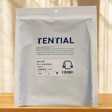 TENTIAL BAKUNE 드라이 롱 슬리브 티셔츠 L