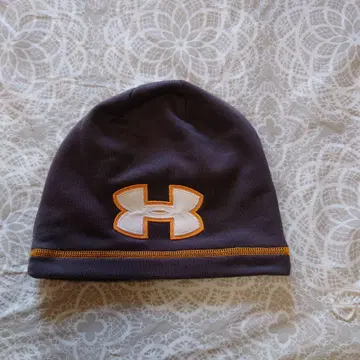 가을/겨울 러닝 남성용 Under Armour 니트 모자 다크 그레이