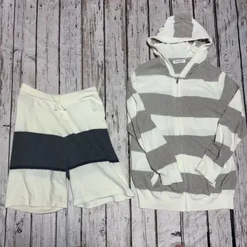 익명 배송 gelato pique HOMME 룸웨어 상하의 세트 그레이