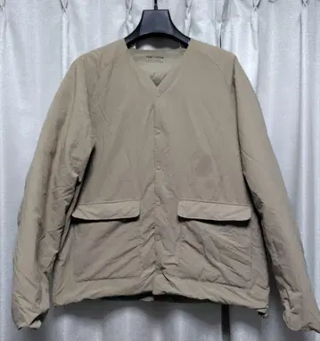 어반 리서치 도어즈 베이지 다운 자켓 그린 다운 블루종