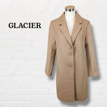 그라시아 GLACIER 체스터 코트 울 혼방 [ L ] 베이지