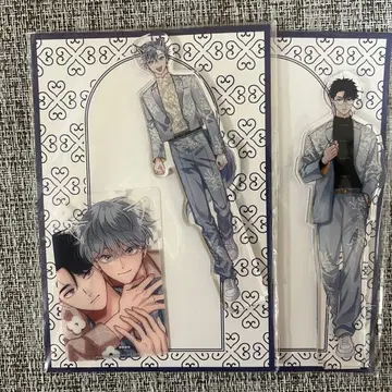 밑면 폭 아크릴 스탠드 애매한 울프 콜라보 카페 카드