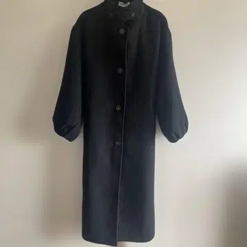 시마무라 시즌리즈 울 혼방 롱 코트