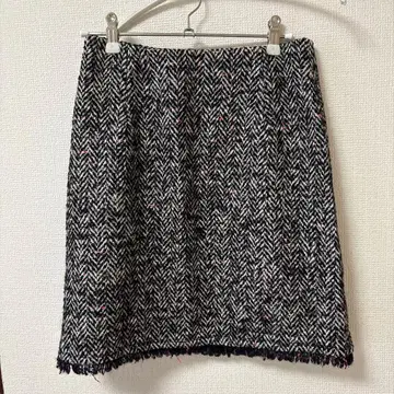 Spick & Span (스픽앤스팬) 스커트 블랙 미니 스커트