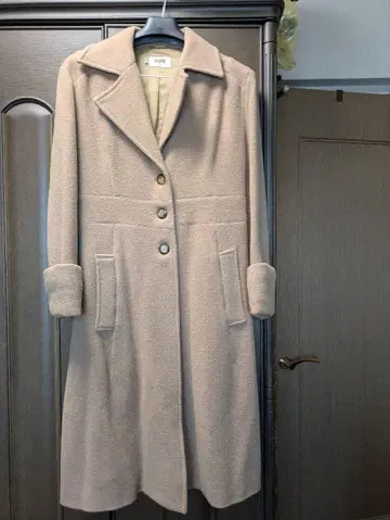 SISLEY 베이지 롱 코트