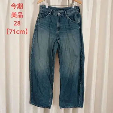 이번 시즌 새상품급 UNIQLO 배기 커브 청바지 사이즈 28