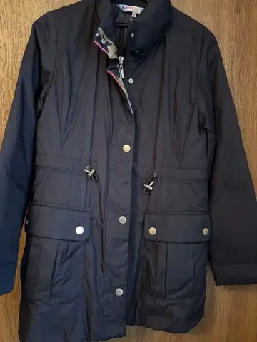 퀼팅 자켓 플라워 옷깃