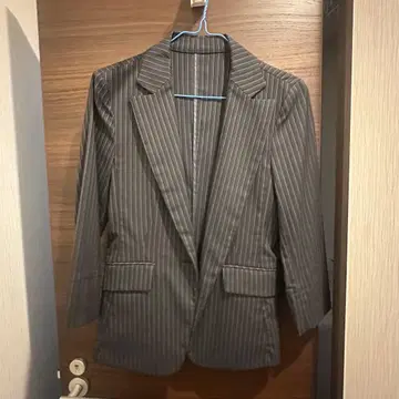 스트라이프 비즈니스 정장 3세트 사이즈 36