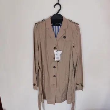 탑 노치 베이지 트렌치코트 M 사이즈