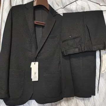 아오키 파자마 수트 프리미엄 셋업 S 블랙 봄/여름 비슈