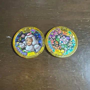 요괴 메달 잘생긴 남자 개 꽃 피는 할아버지 레전드 메달 2개