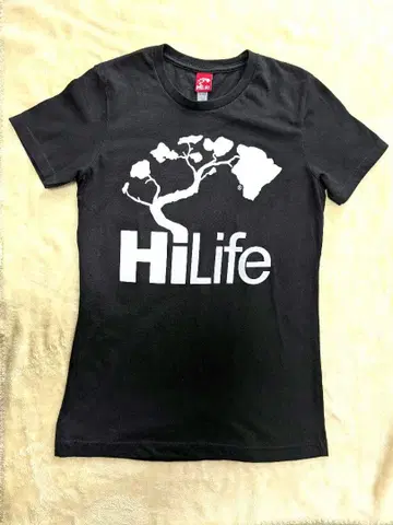 HiLife 블랙 T셔츠 여성용 S사이즈