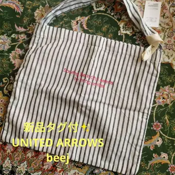 택 포함 새상품*beej 스트라이프 토트백