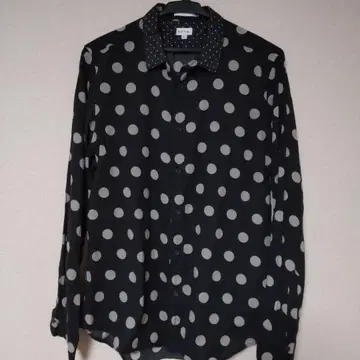 폴 스미스 도트 무늬 셔츠 블랙