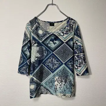 장 폴 고티에 크루넥 상의 티셔츠 올 패턴 파워넷