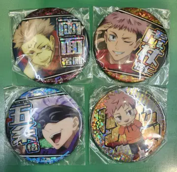 주술회전 남코 캔뱃지 홀로그램